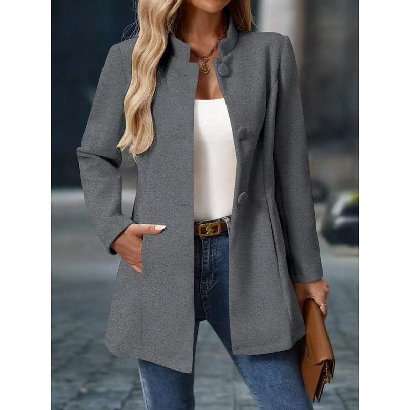 Selvaine | Women's Stand Collar Coat