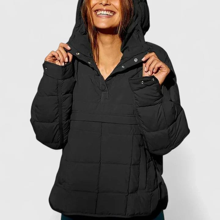 Selvine | Women's Quilted Puffer Pullover Jacket