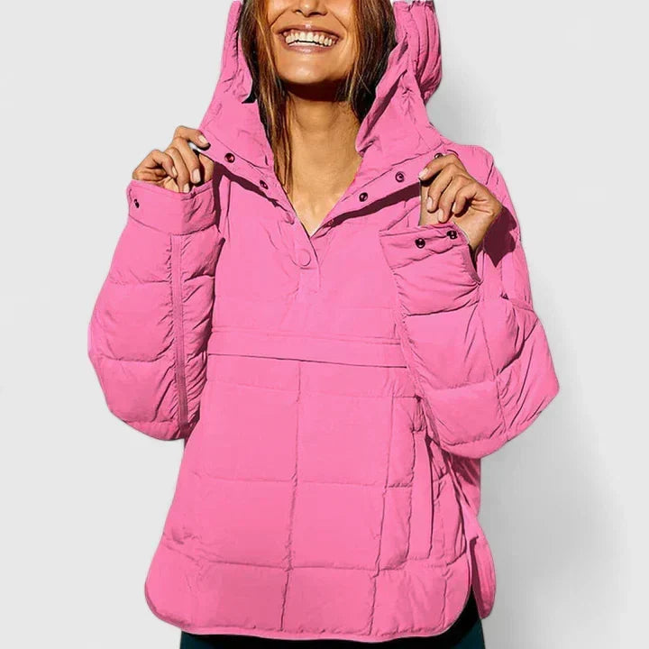 Selvine | Women's Quilted Puffer Pullover Jacket
