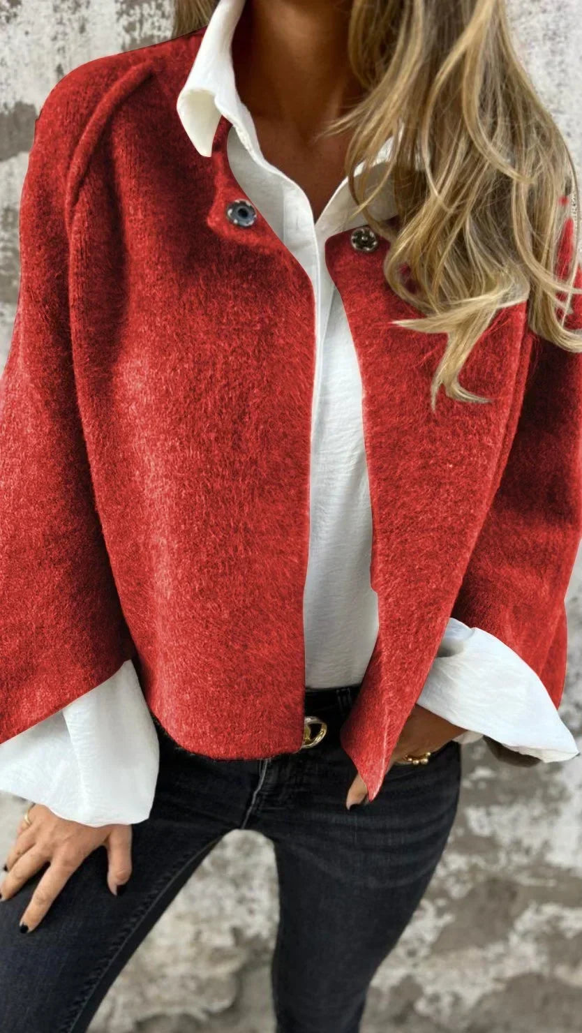 Seraphel | Women's Winter Coat Open Front Cape