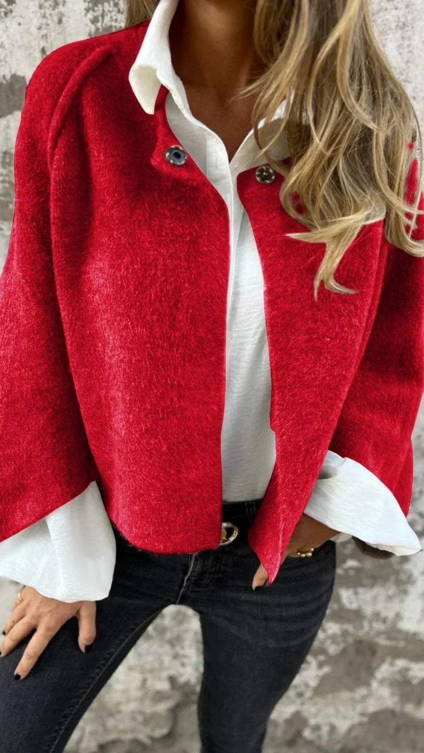 Seraphel | Women's Winter Coat Open Front Cape