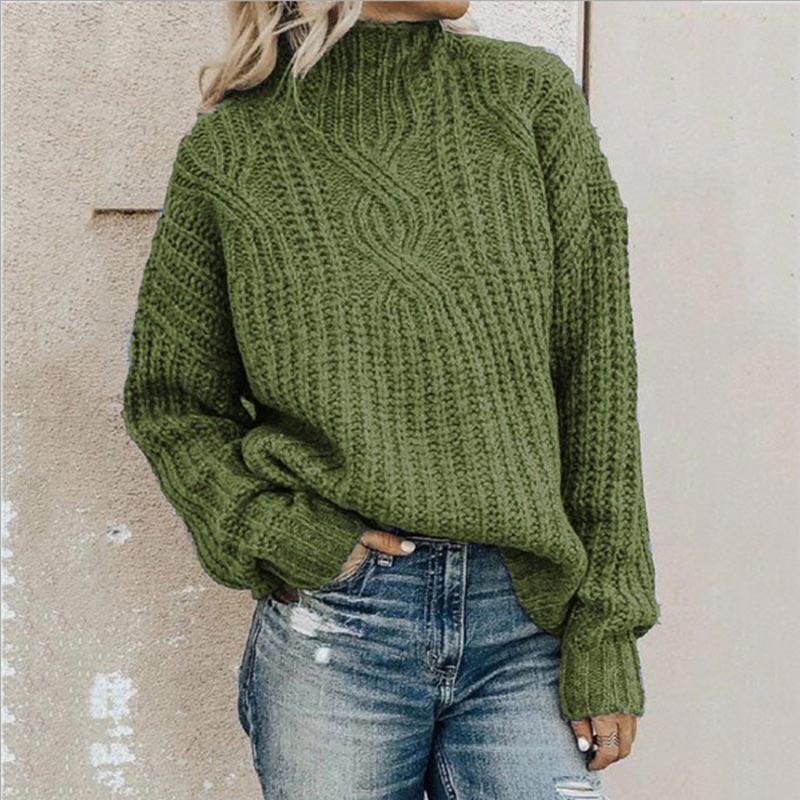 Solvay | Women's Cable-Knit Pullover Sweater