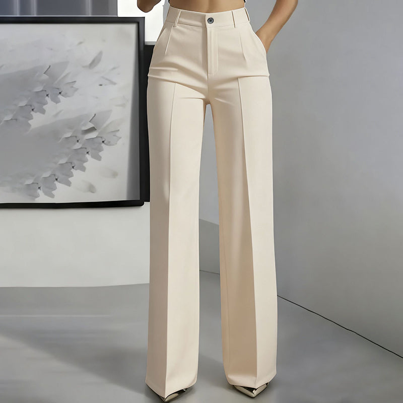 Elle - High-Waisted Tailored Pants