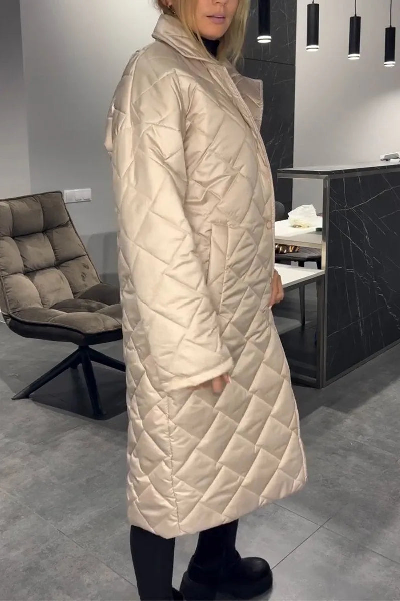 Sylvara | Women's Reversible Quilted Puffer Coat