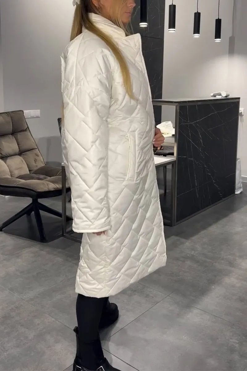 Sylvara | Women's Reversible Quilted Puffer Coat