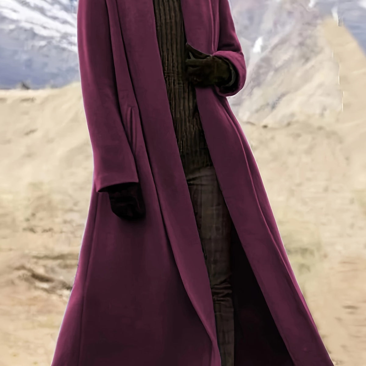 Threnelle | Women's Long Open Front Coat
