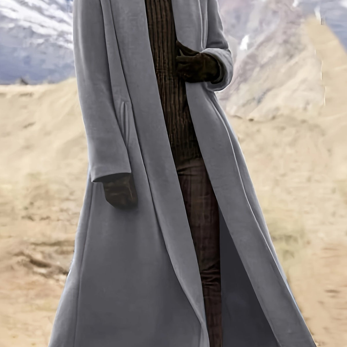 Threnelle | Women's Long Open Front Coat