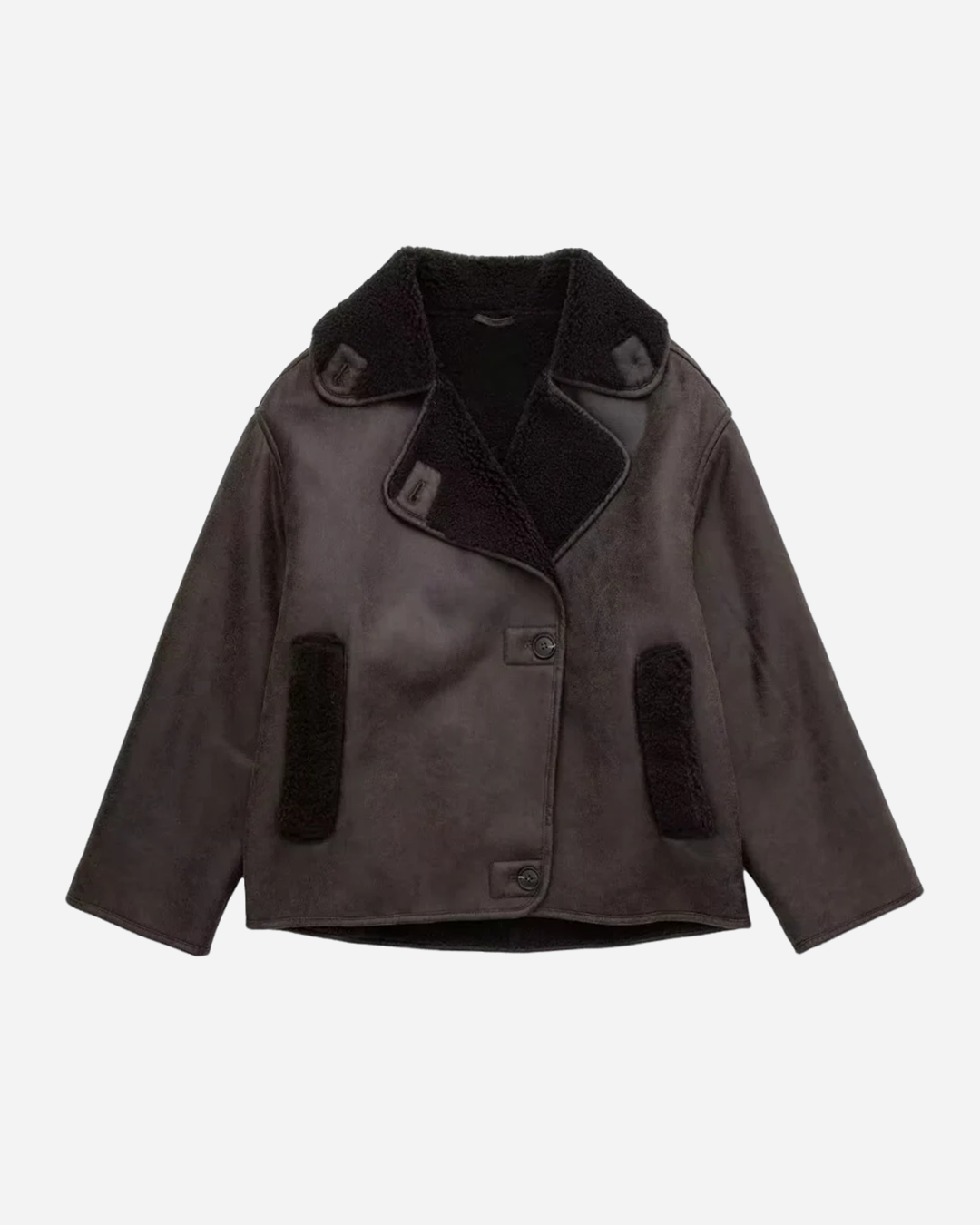 Threnelle | Women's Oversized Shearling Jacket
