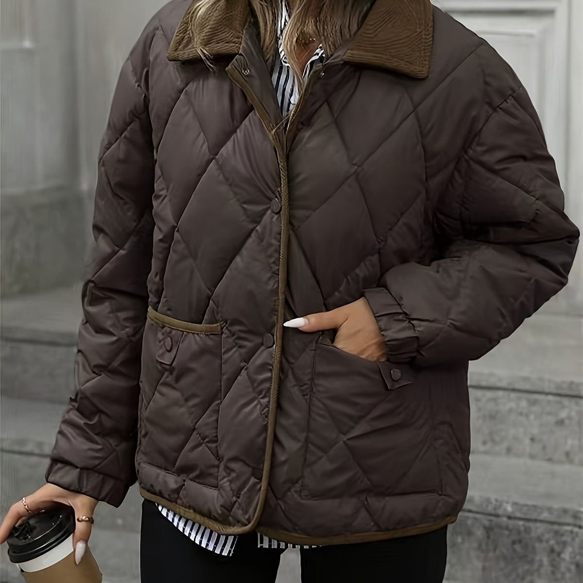 Trevaine | Women's Diamond Quilted Puffer Jacket