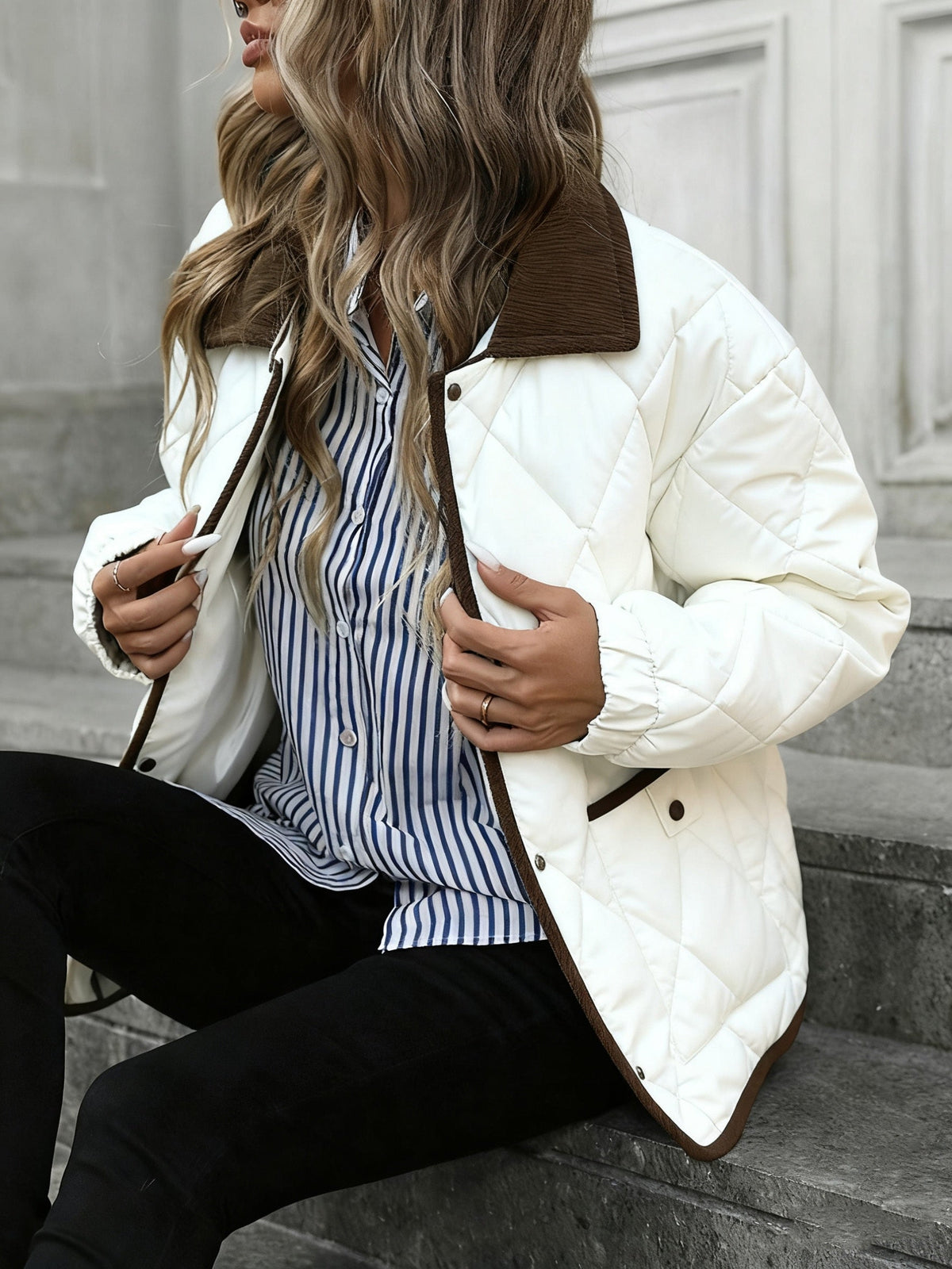 Trevaine | Women's Diamond Quilted Puffer Jacket