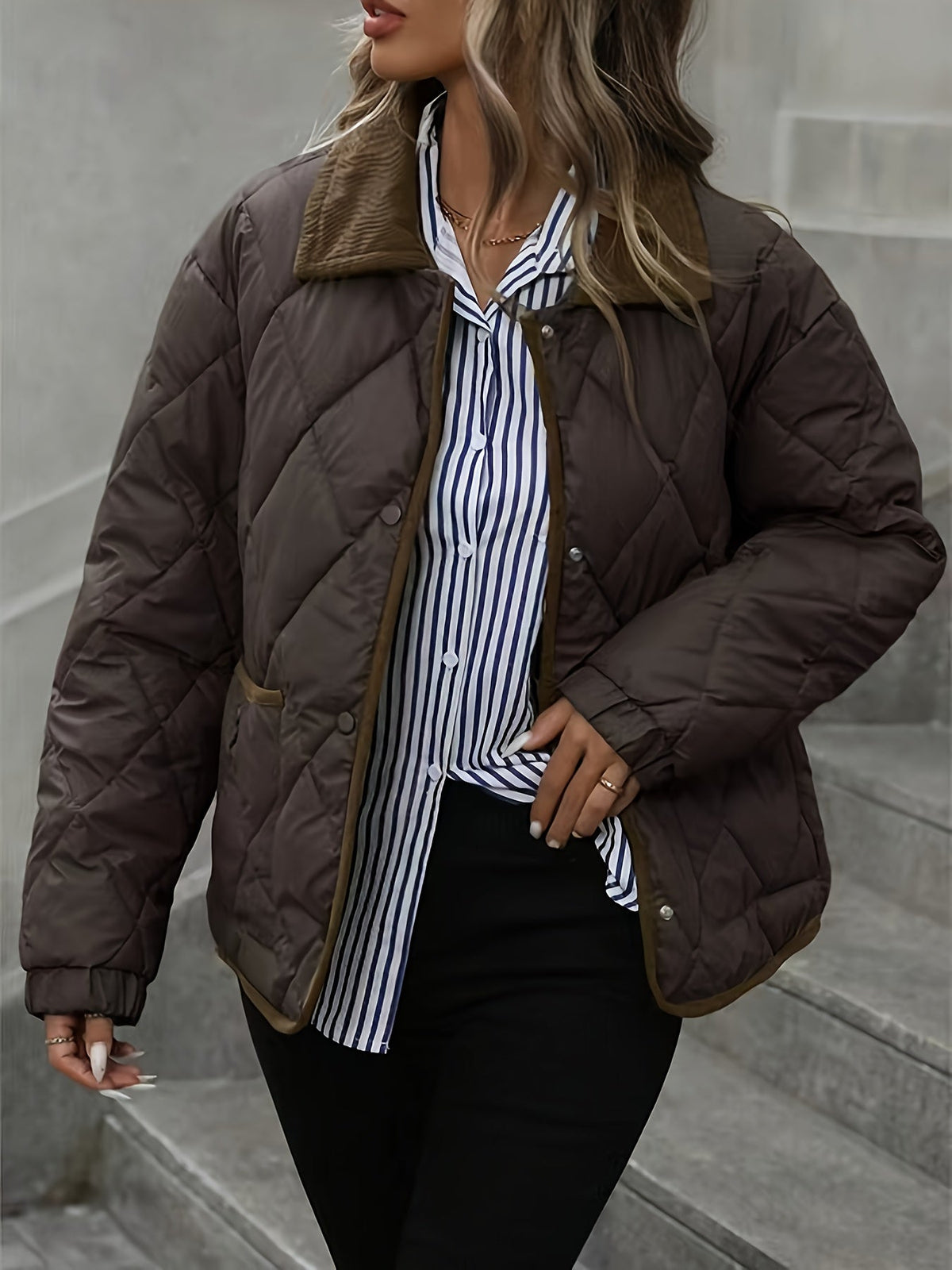 Trevaine | Women's Diamond Quilted Puffer Jacket