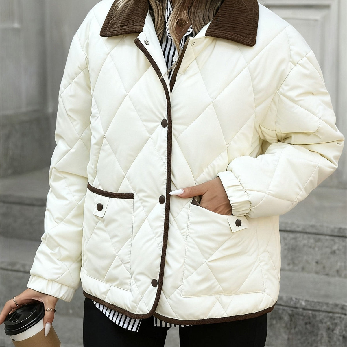 Trevaine | Women's Diamond Quilted Puffer Jacket