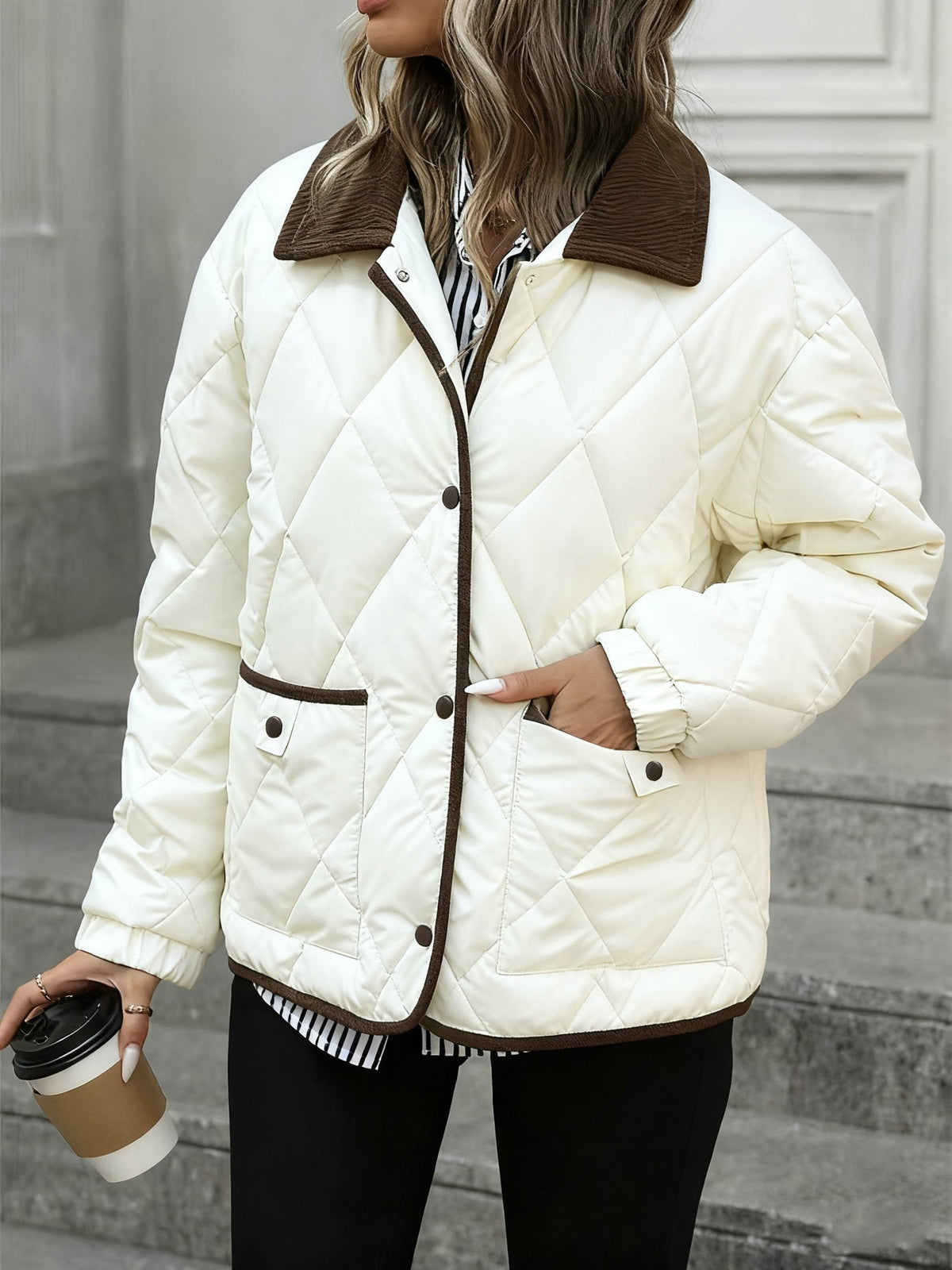 Trevaine | Women's Diamond Quilted Puffer Jacket