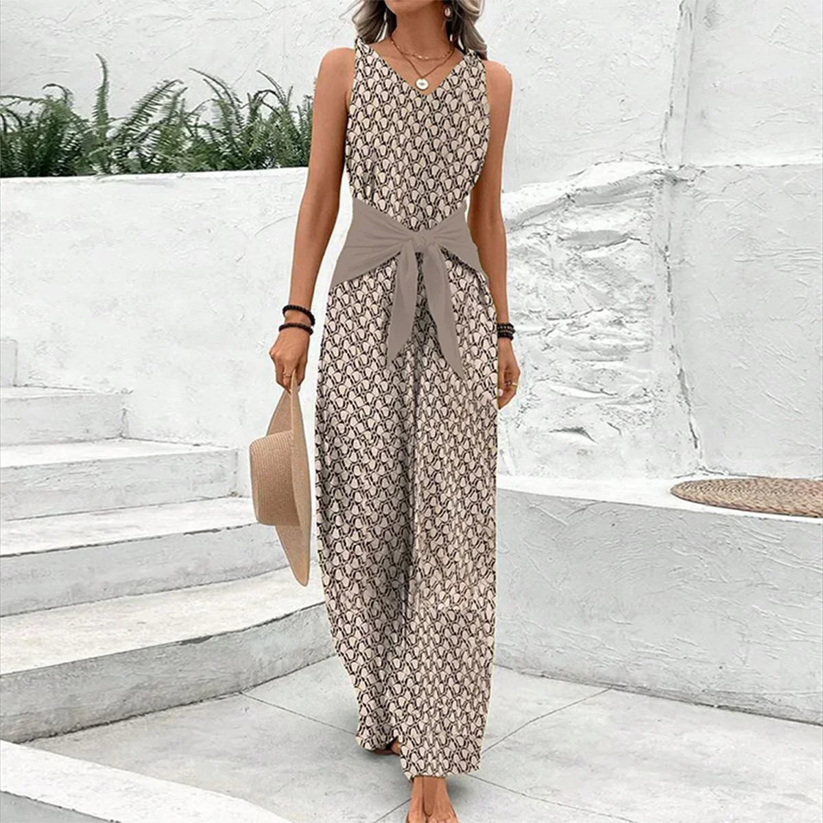 Elery™ | Feminine Sleeveless Luxe Jumpsuit