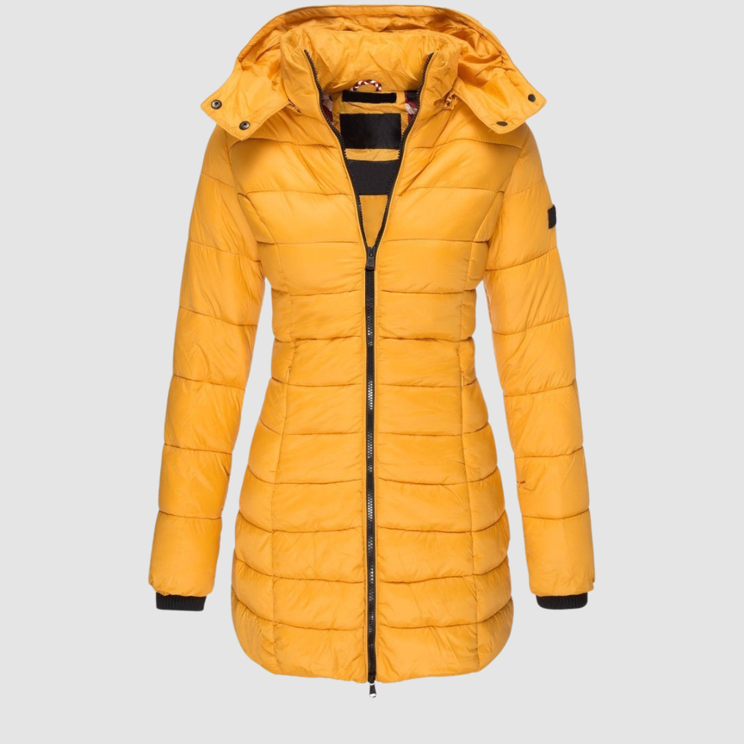 Valdine | Women's Hooded Mid-Length Puffer Jacket