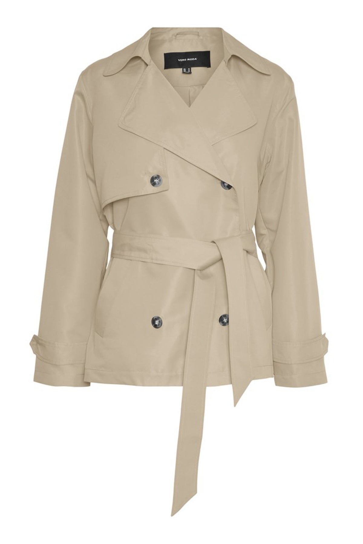 Veldris | Women's Short Trench Coat Double-Breasted