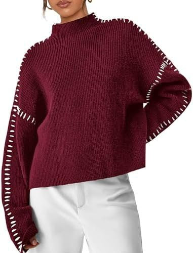 Verity | Women's Oversized Mock Neck Sweater