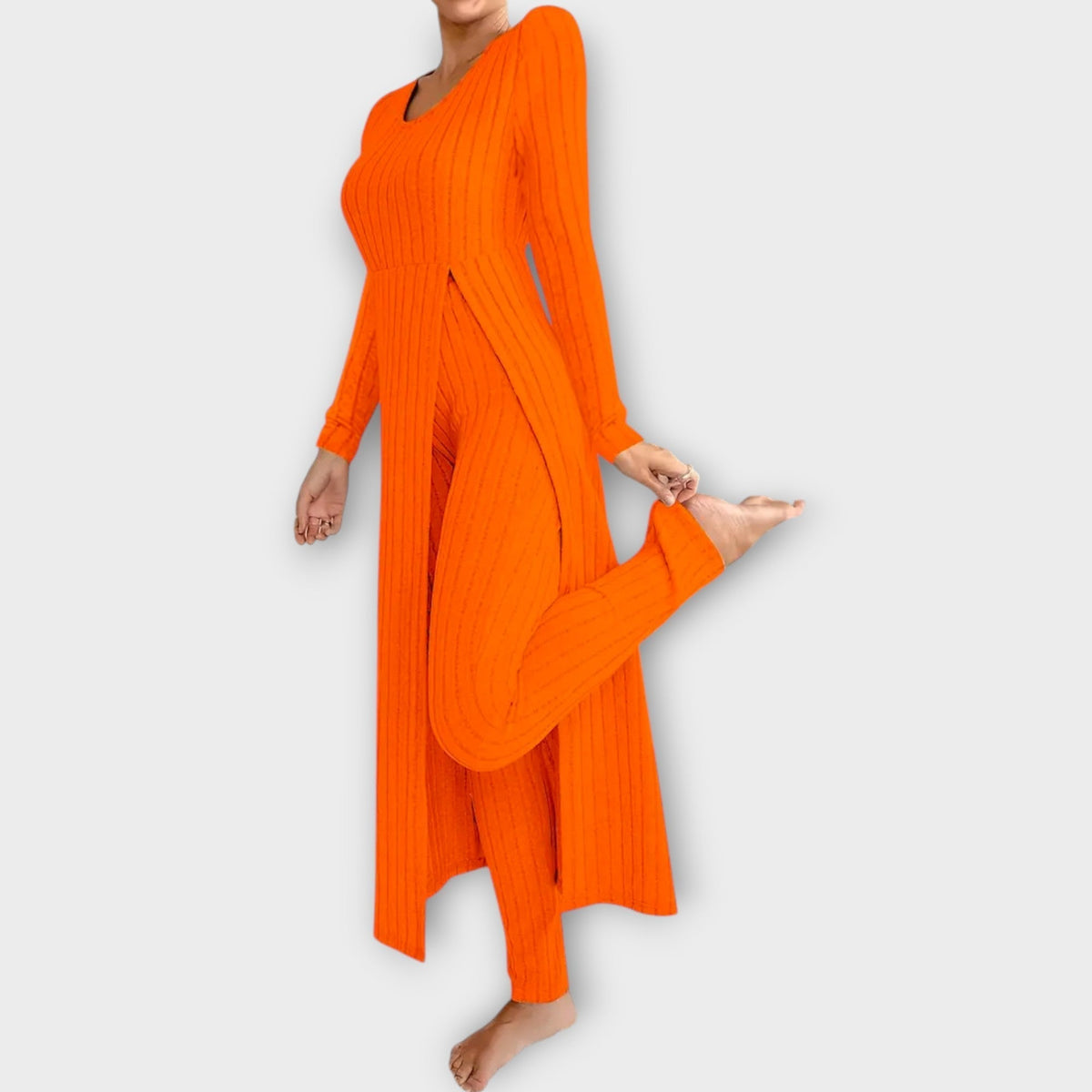 Vornash | Women's Ribbed Knit Loungewear Set