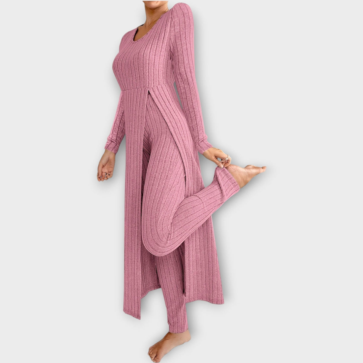 Vornash | Women's Ribbed Knit Loungewear Set