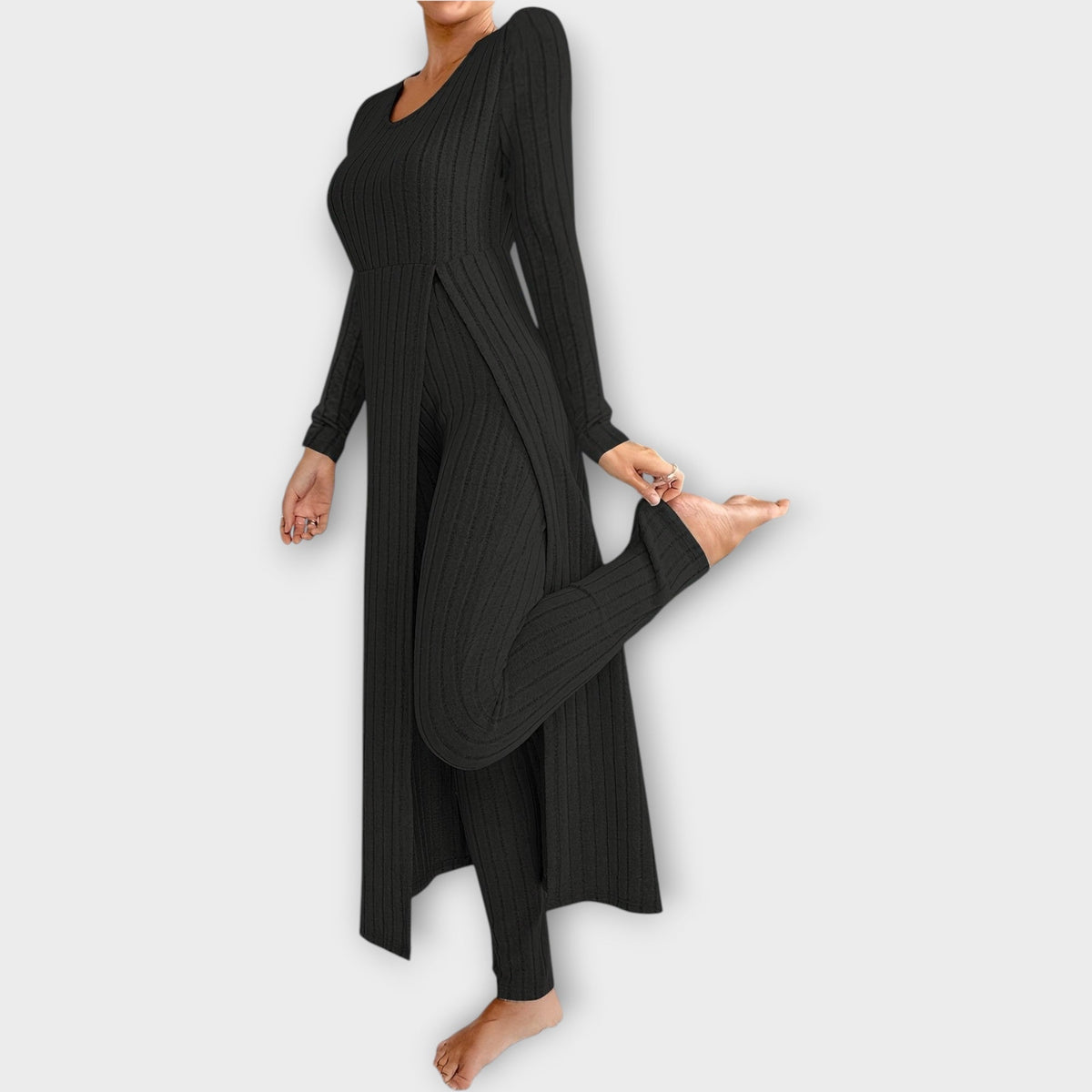 Vornash | Women's Ribbed Knit Loungewear Set