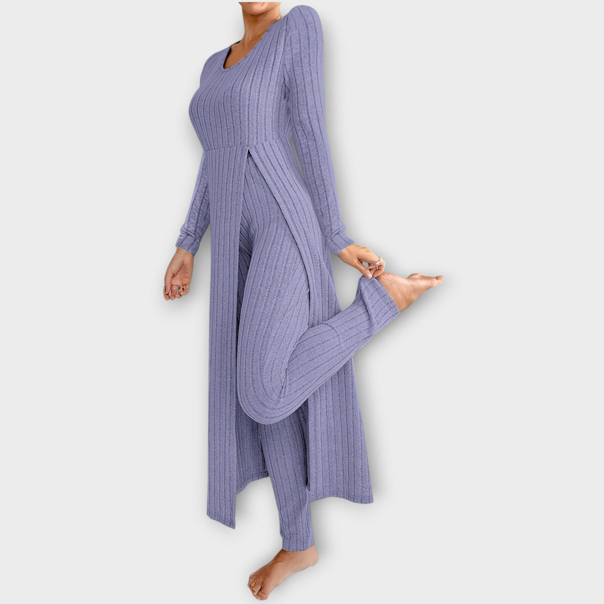 Vornash | Women's Ribbed Knit Loungewear Set