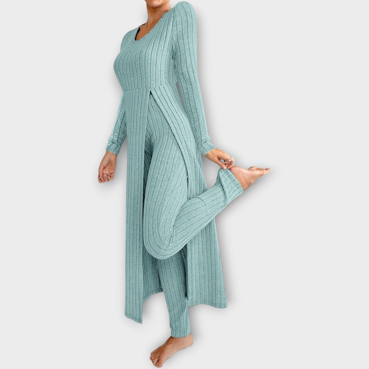 Vornash | Women's Ribbed Knit Loungewear Set