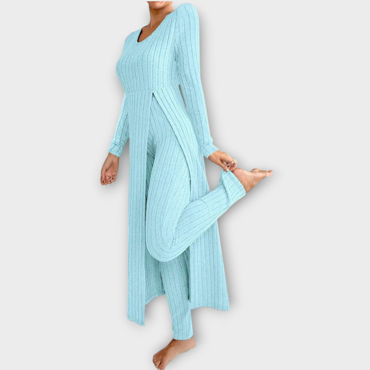 Vornash | Women's Ribbed Knit Loungewear Set