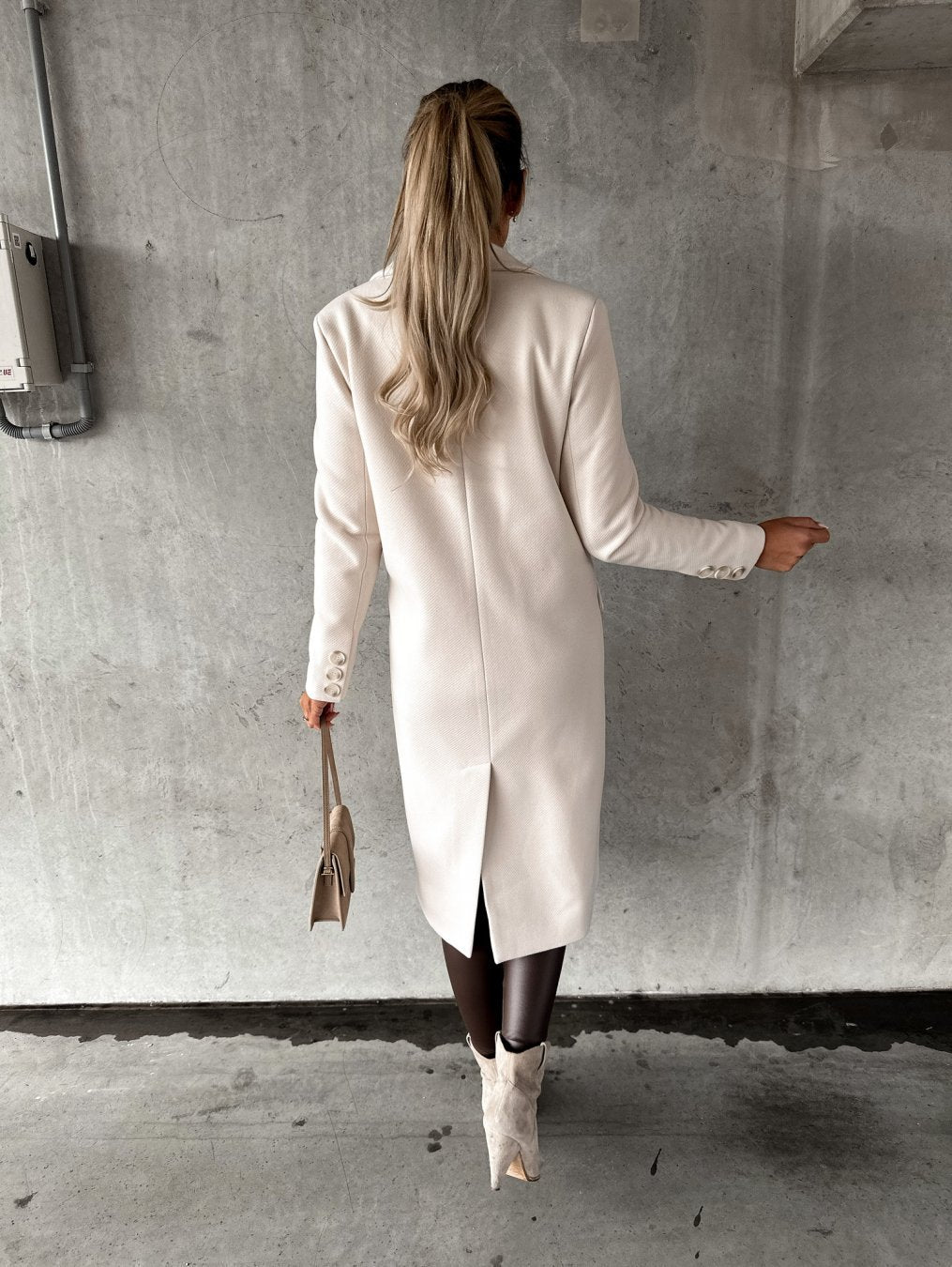 Vorrinda | Women's Double-Breasted Long Coat