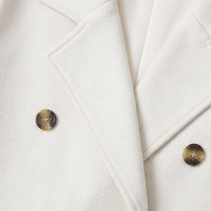 Vossara | Women's Winter Coat Double-Breasted Peacoat
