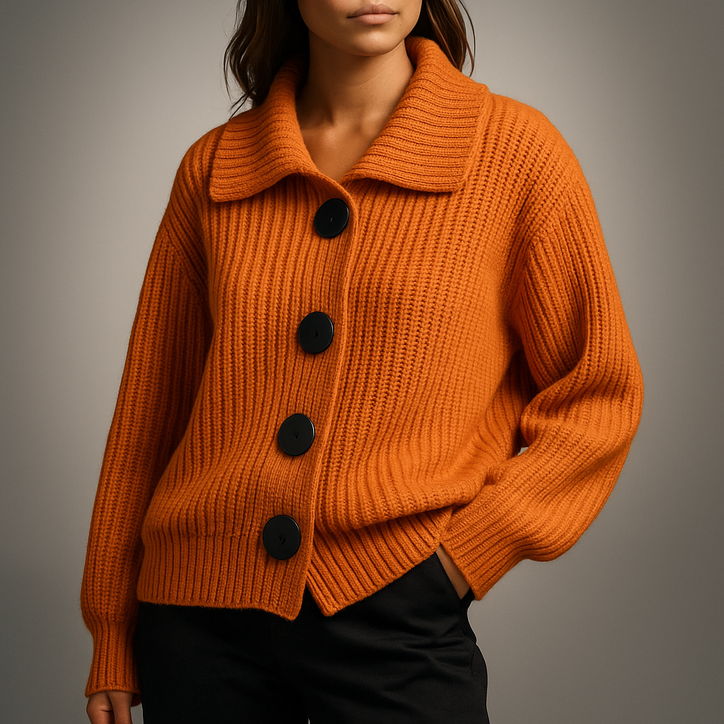Vrelda | Women's Oversized Button-Front Cardigan