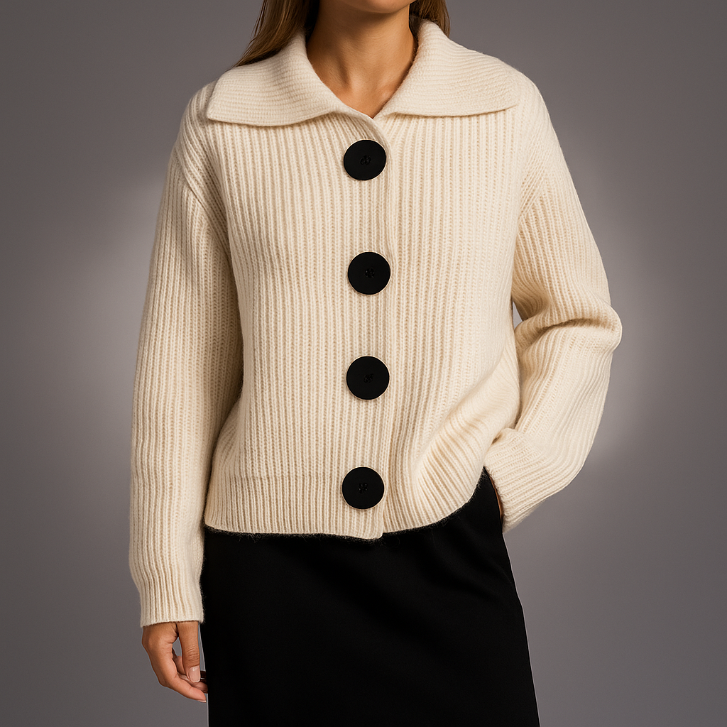 Vrelda | Women's Oversized Button-Front Cardigan