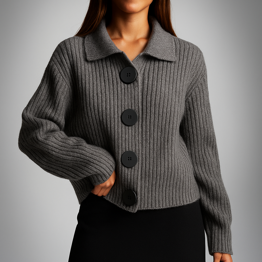 Vrelda | Women's Oversized Button-Front Cardigan