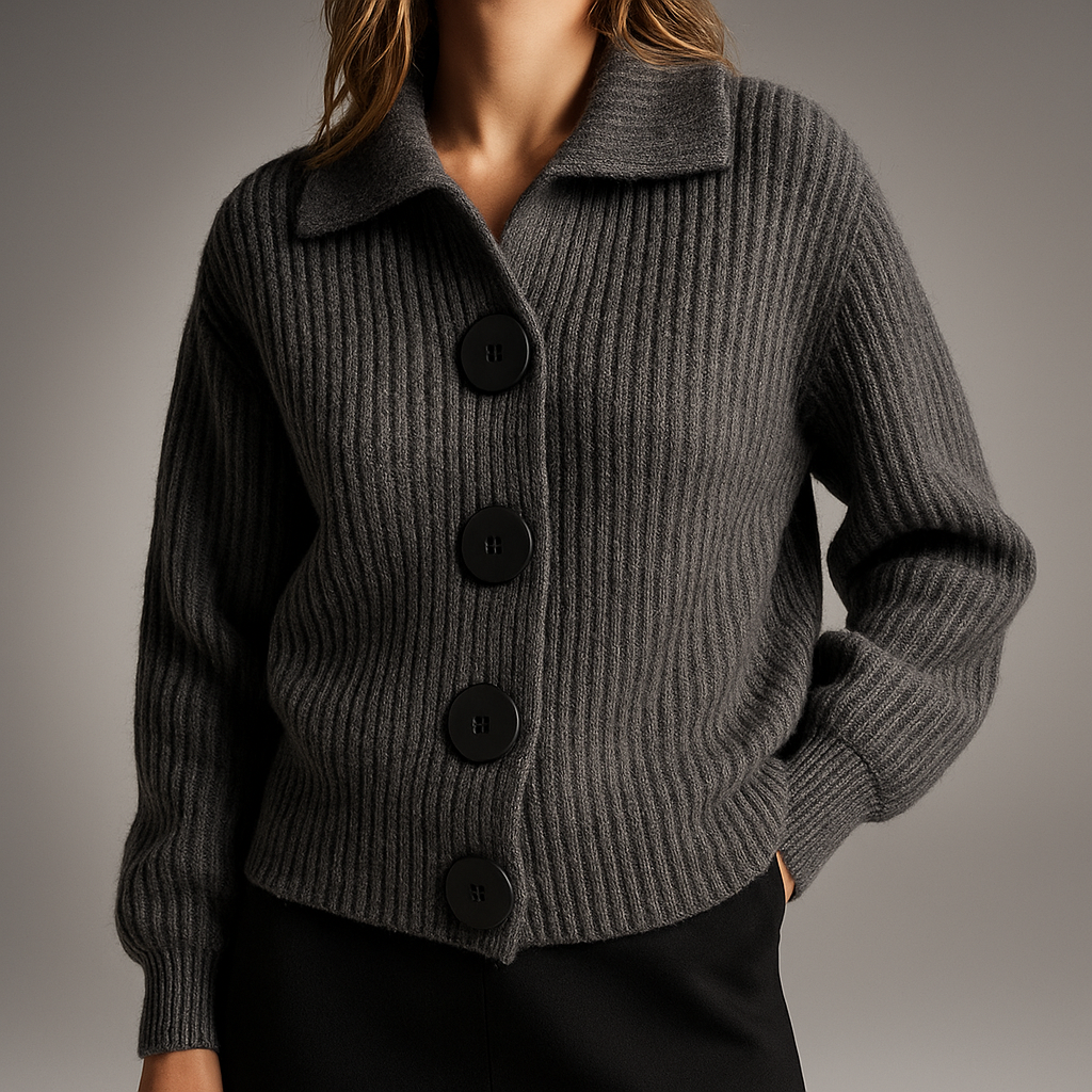 Vrelda | Women's Oversized Button-Front Cardigan