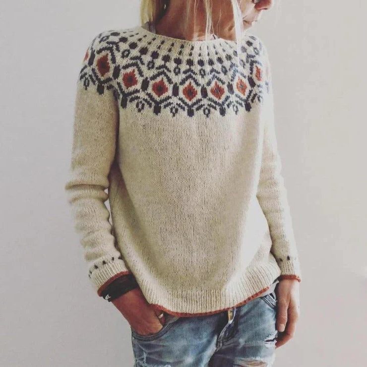 Vrendis | Women's Christmas Fair Isle Pullover Sweater