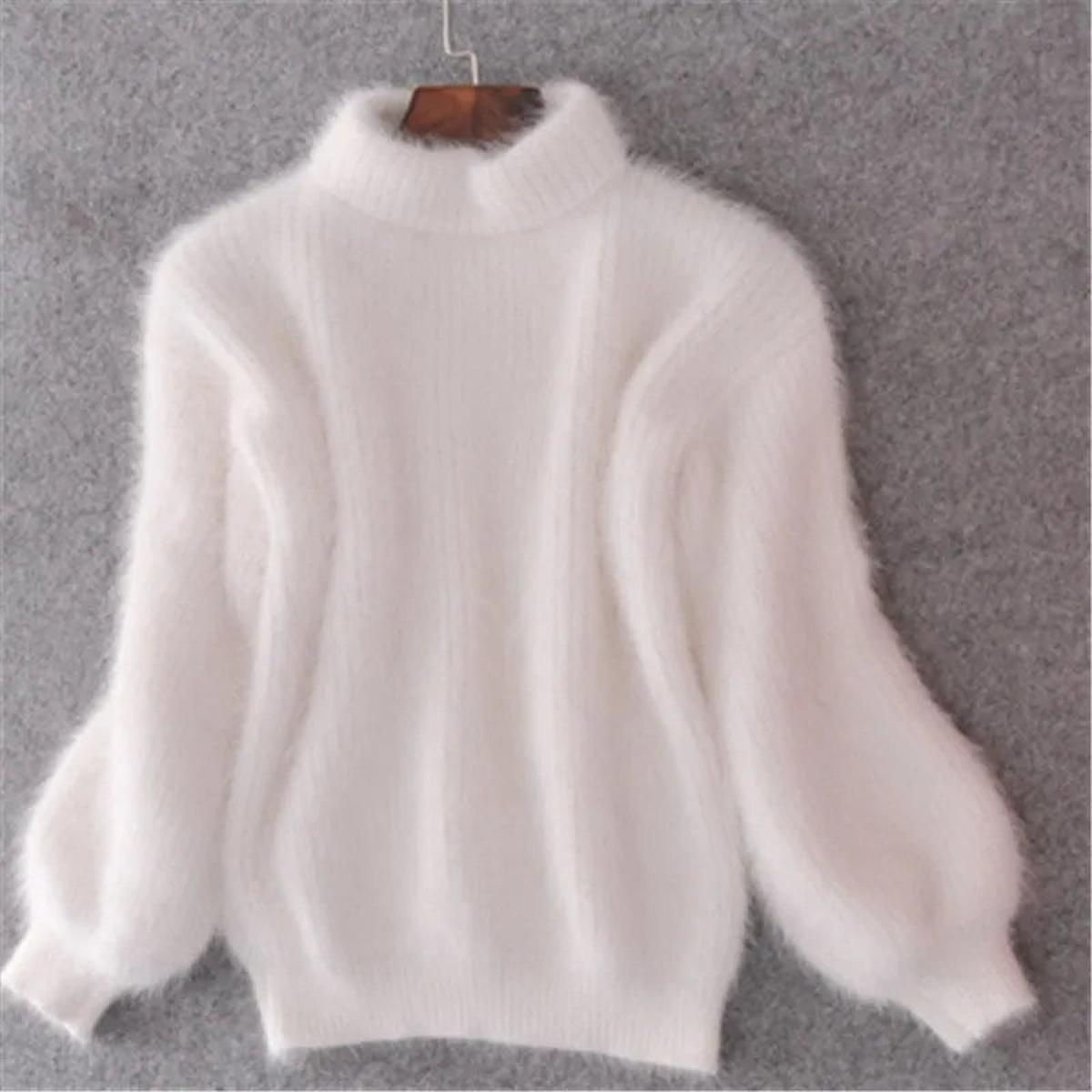 Vrenova | Women's Fluffy Turtleneck Sweater