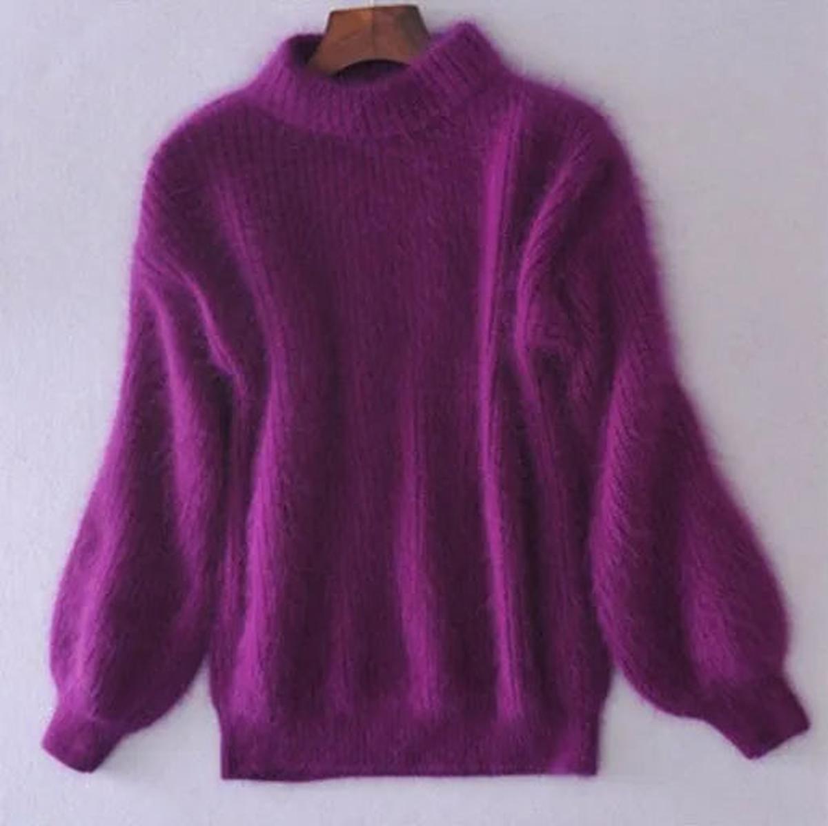 Vrenova | Women's Fluffy Turtleneck Sweater