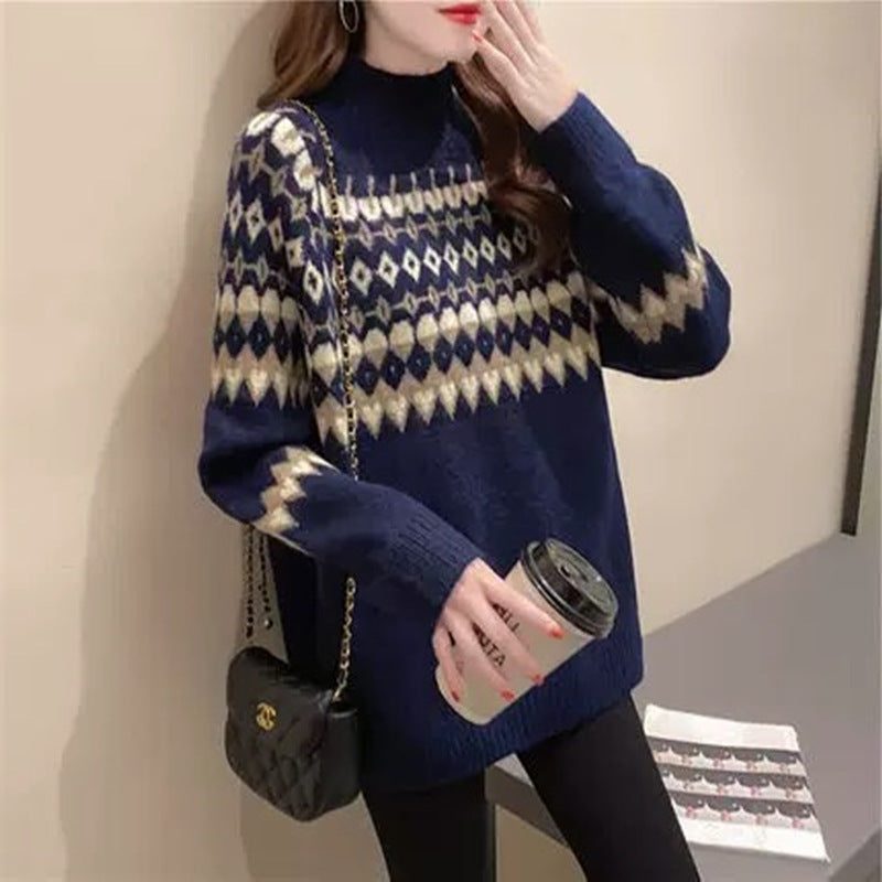 Wrenova | Women's Christmas Fair Isle Sweater