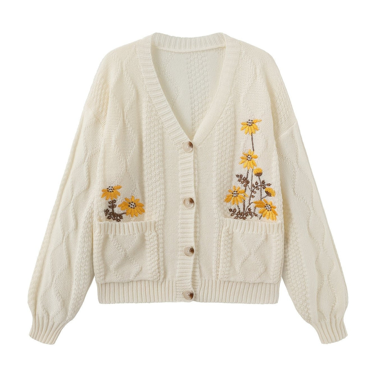 Wrenova | Women's Embroidered Cardigan
