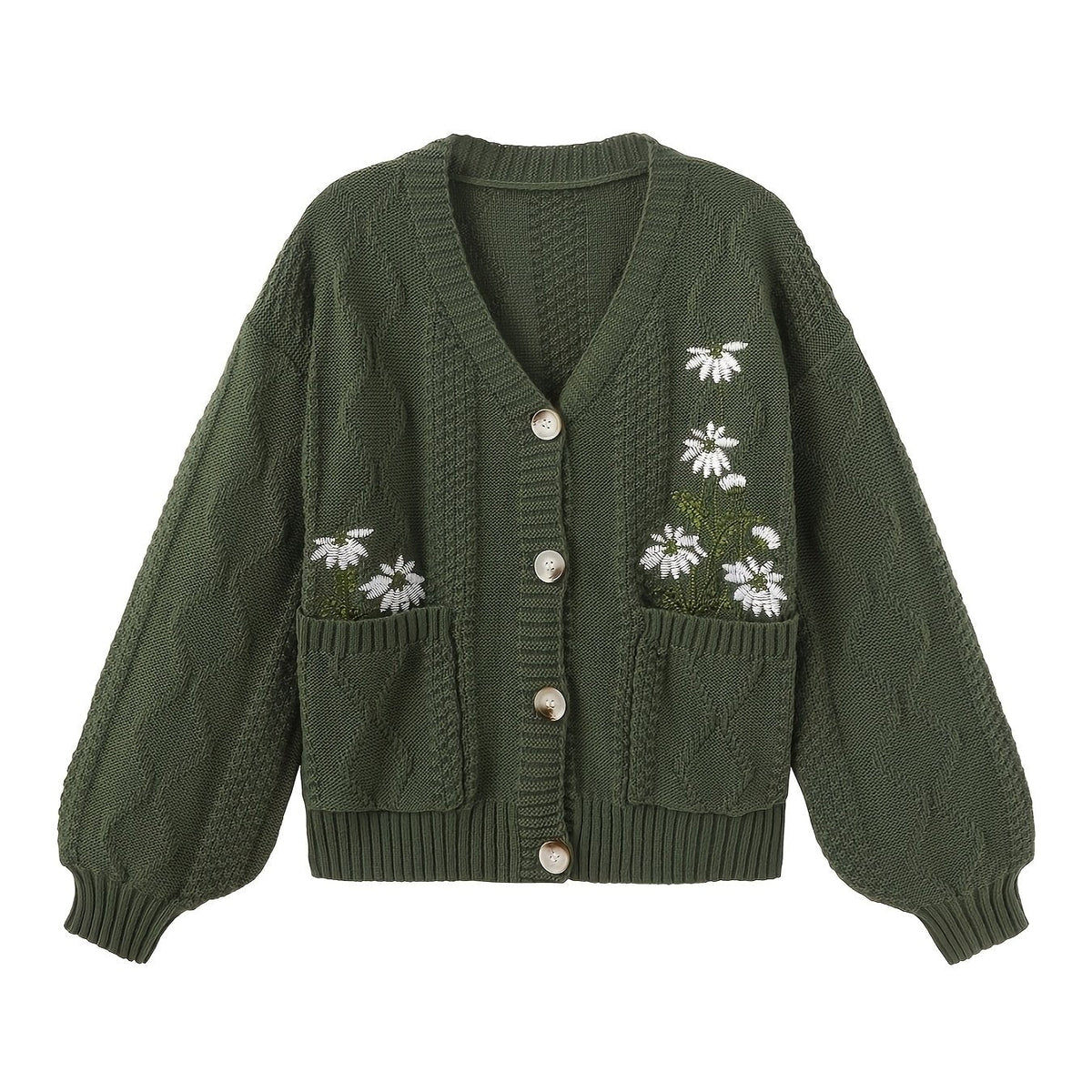 Wrenova | Women's Embroidered Cardigan