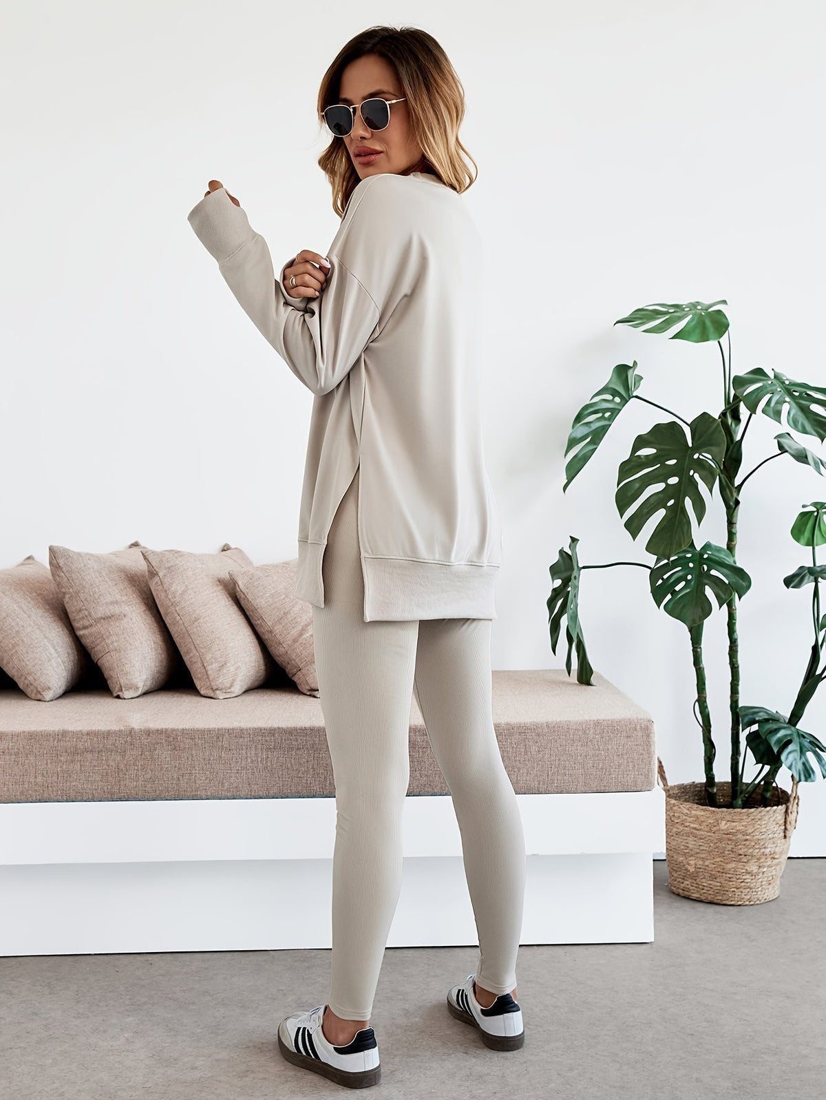 Wrenova | Women's Loungewear Set Oversized Sweatshirt