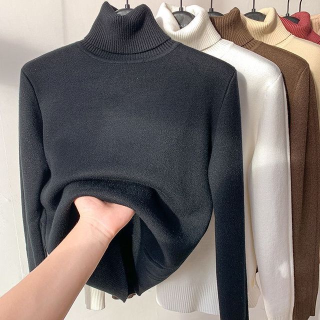 Zephyrine | Women's Fleece-Lined Turtleneck Sweater