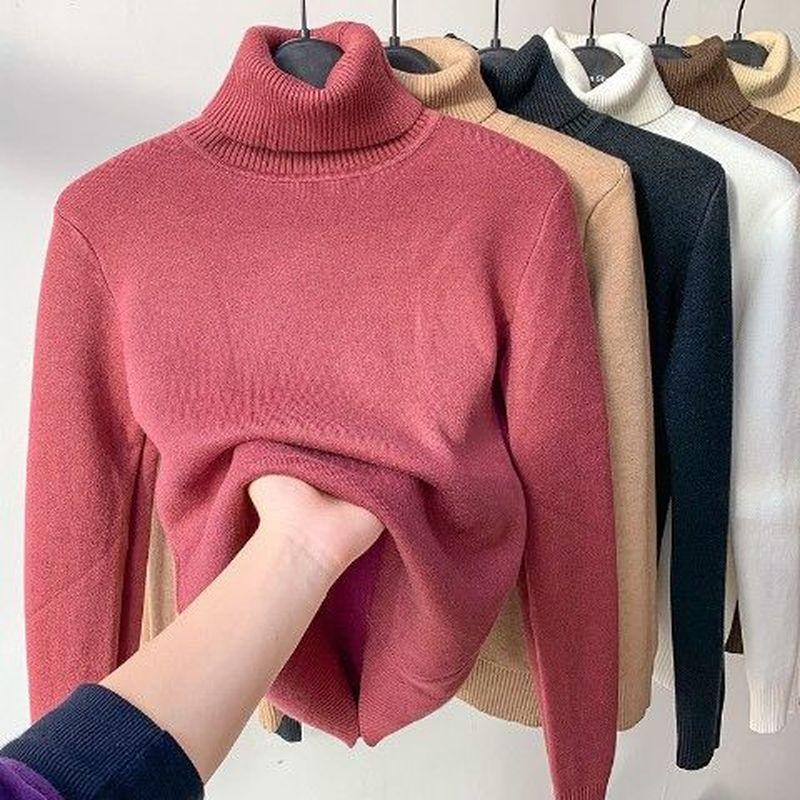 Zephyrine | Women's Fleece-Lined Turtleneck Sweater